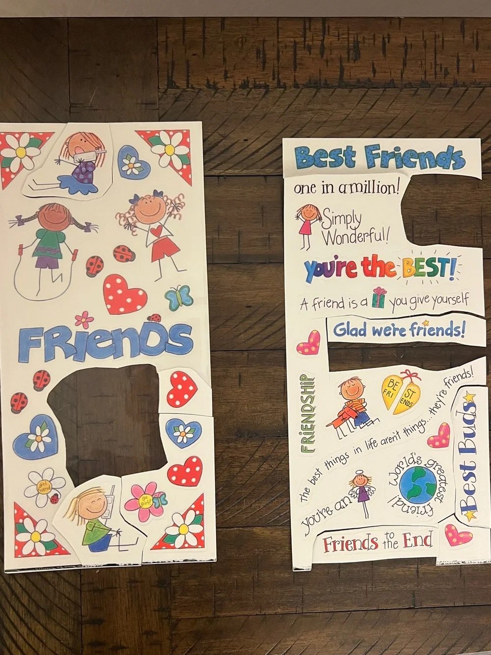 Assortment of Scrapbooking Stickers